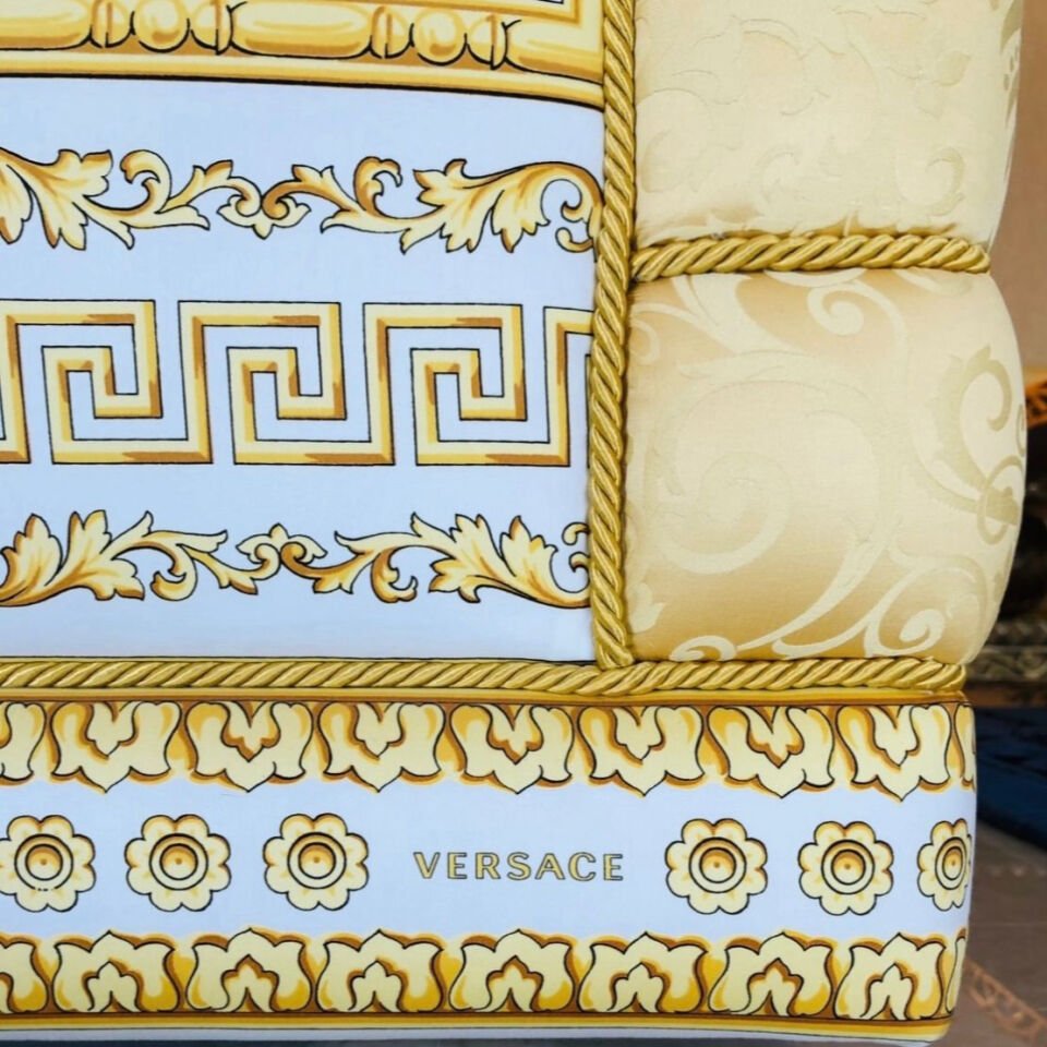 Versace Home Limited Edition Sarı Kanepe