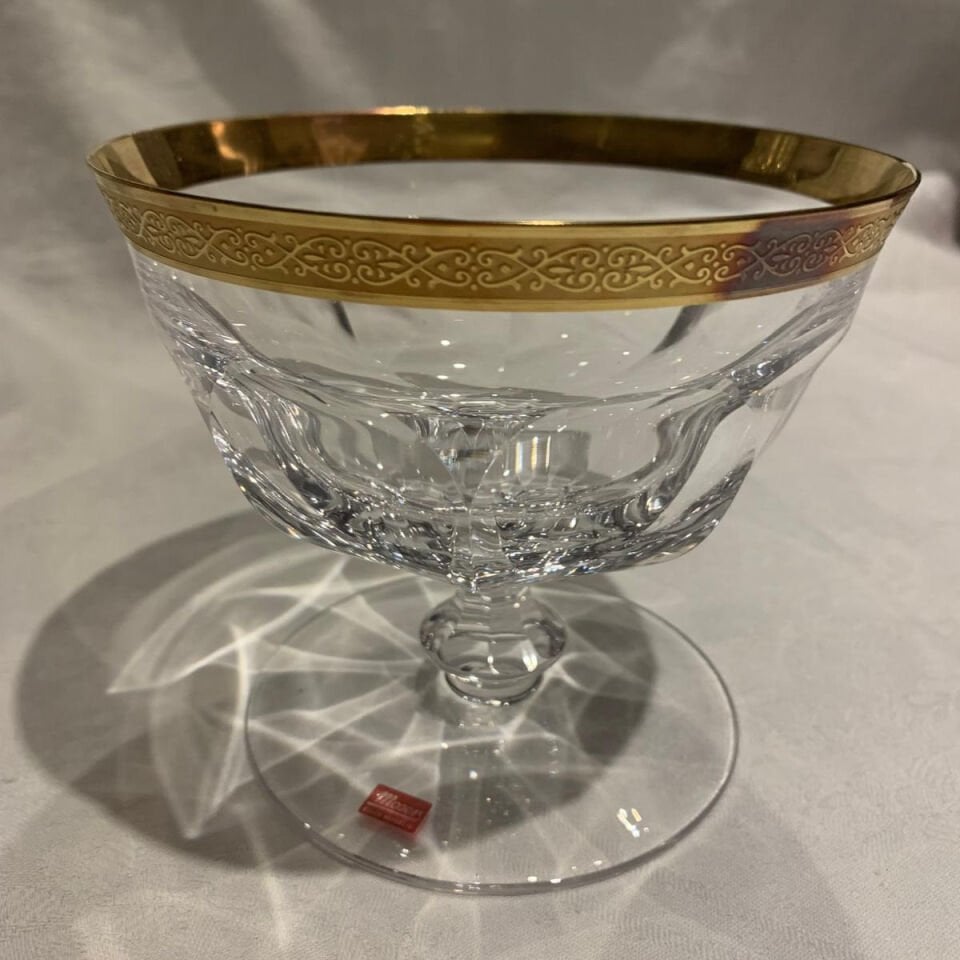 Moser Altın Dokunuşlu, Kristal Kase