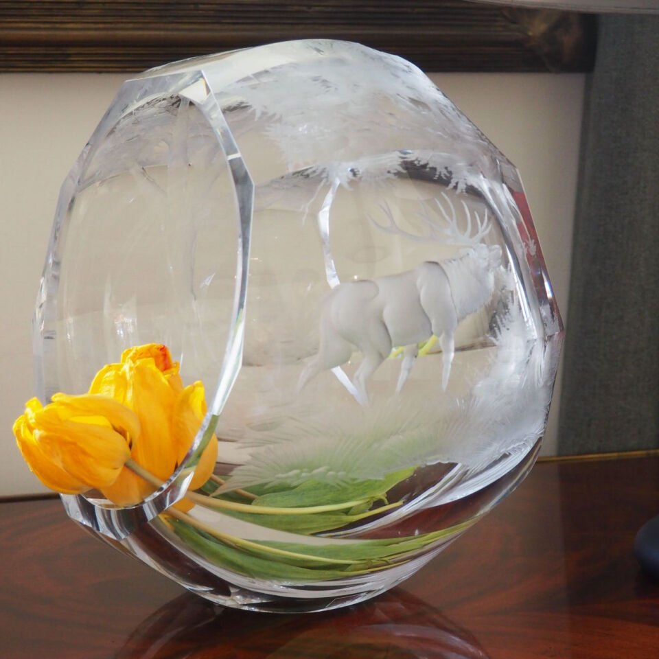 Moser Ikebana Jardiniyer