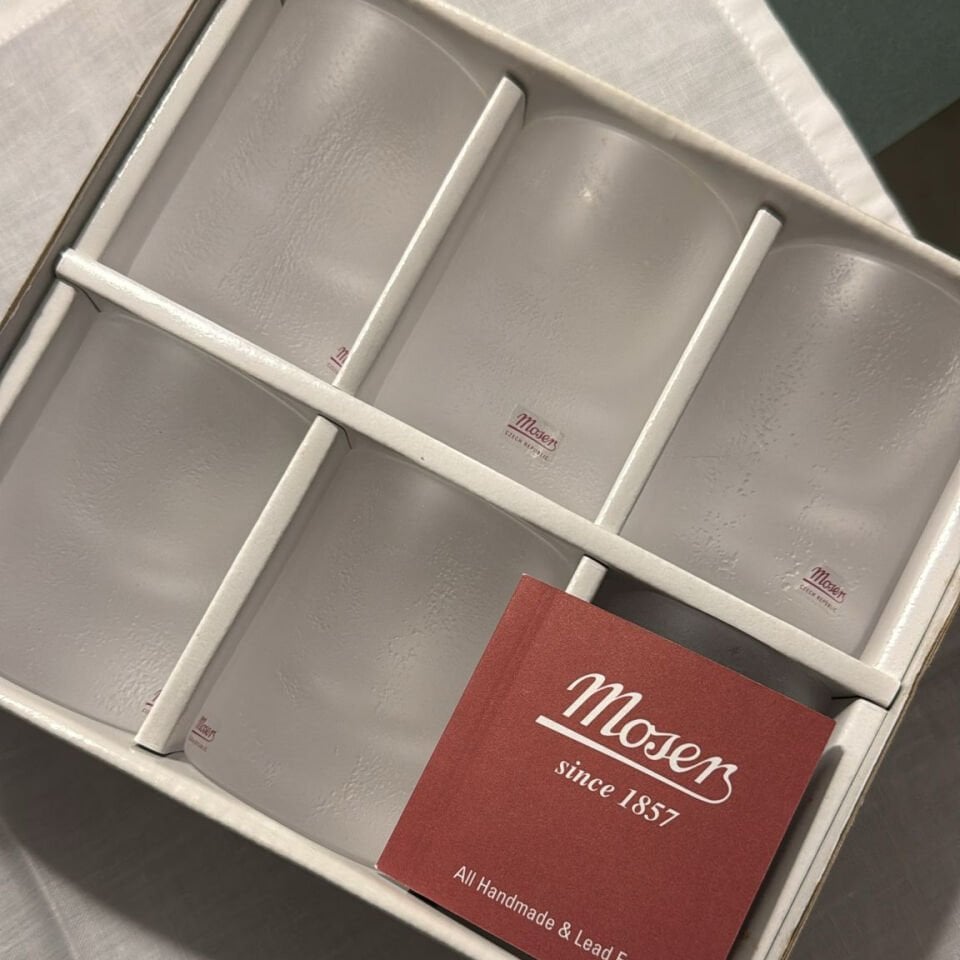 Moser Kristal Likör Bardak Takımı