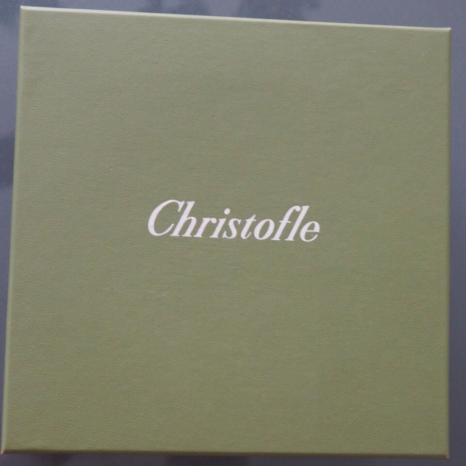 Christofle Çift Cluny Kristal Kase