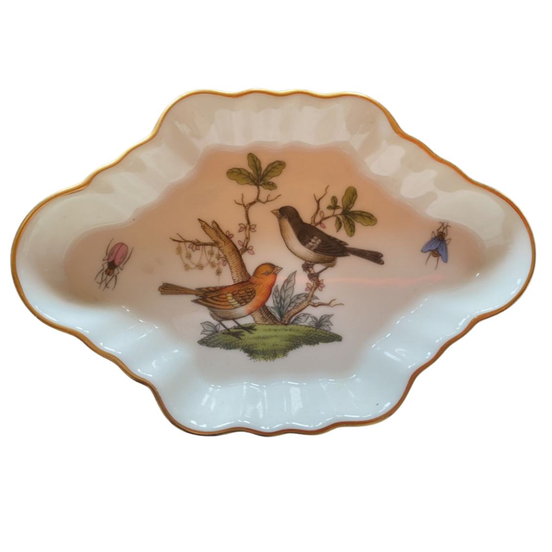 Herend Rotchild Bird Oval Tabak