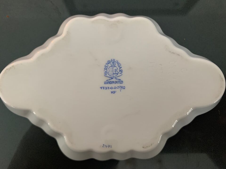 Herend Rothschild Bird Oval Tabak