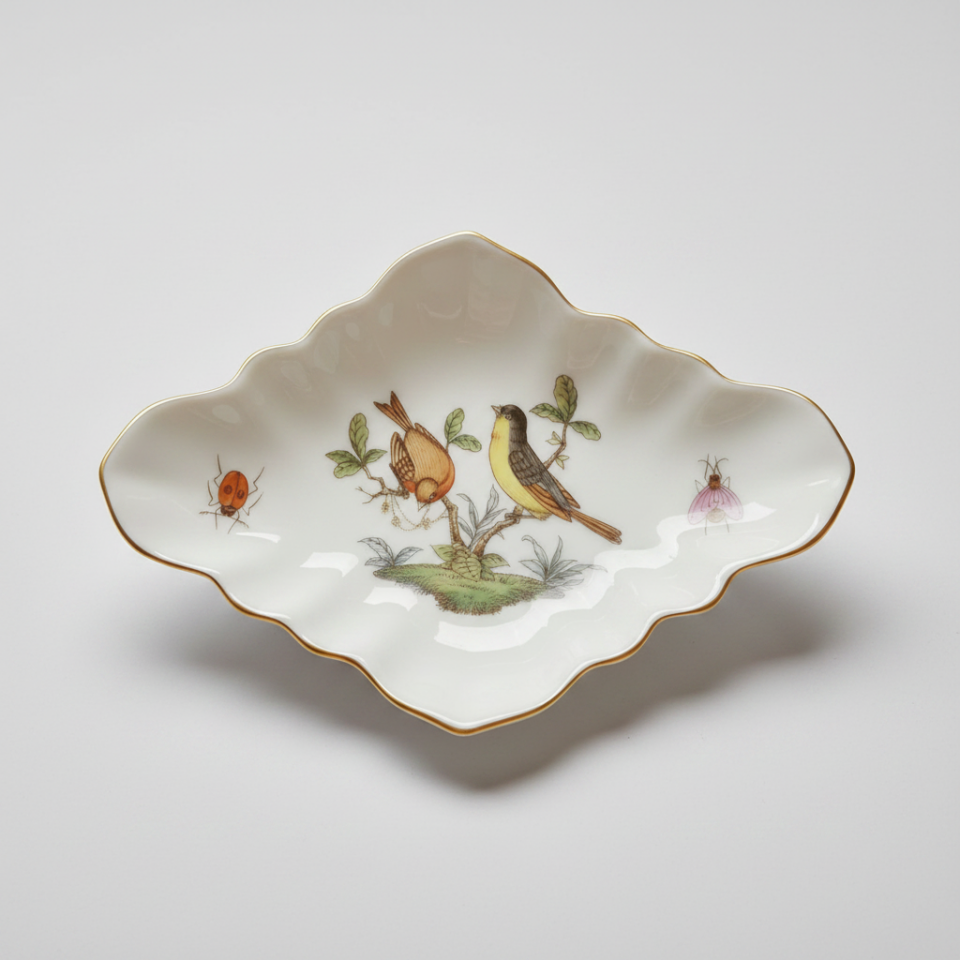 Herend Rothschild Bird Elips Tabak
