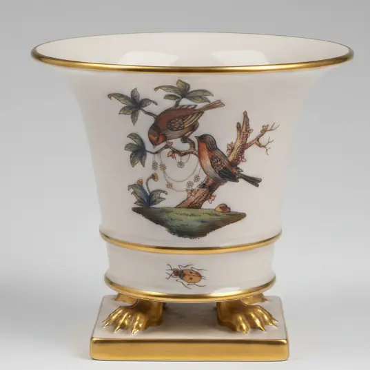 Herend Rothschild Bird Vazo-Kupa