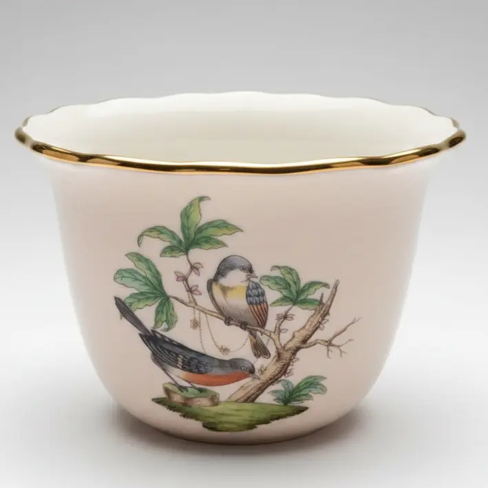 Herend Rothschild Bird Minik Cache Pots