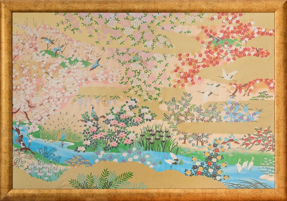Japon İpek Baskı Eser