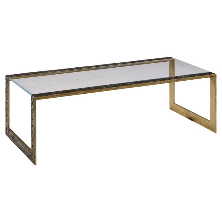 Baker Furniture Pompei Bronzu, Pirinç Orta Sehpa