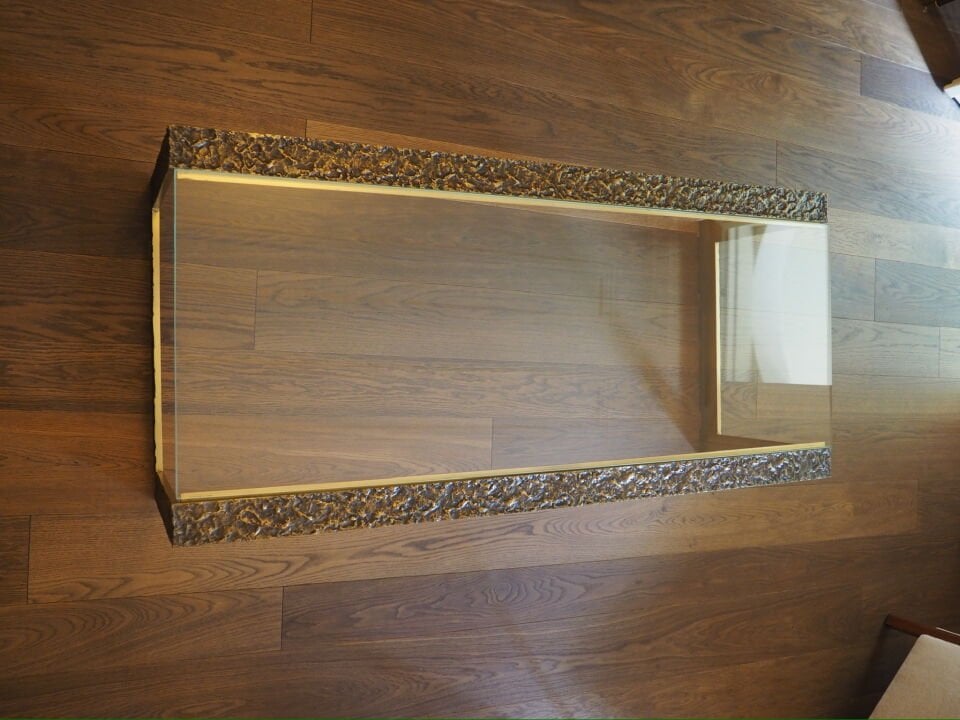 Baker Furniture Pompei Bronzu, Pirinç Orta Sehpa