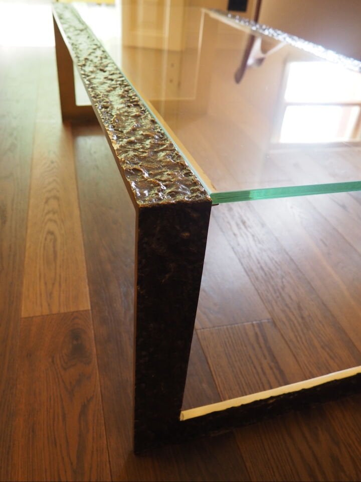Baker Furniture Pompei Bronzu, Pirinç Orta Sehpa
