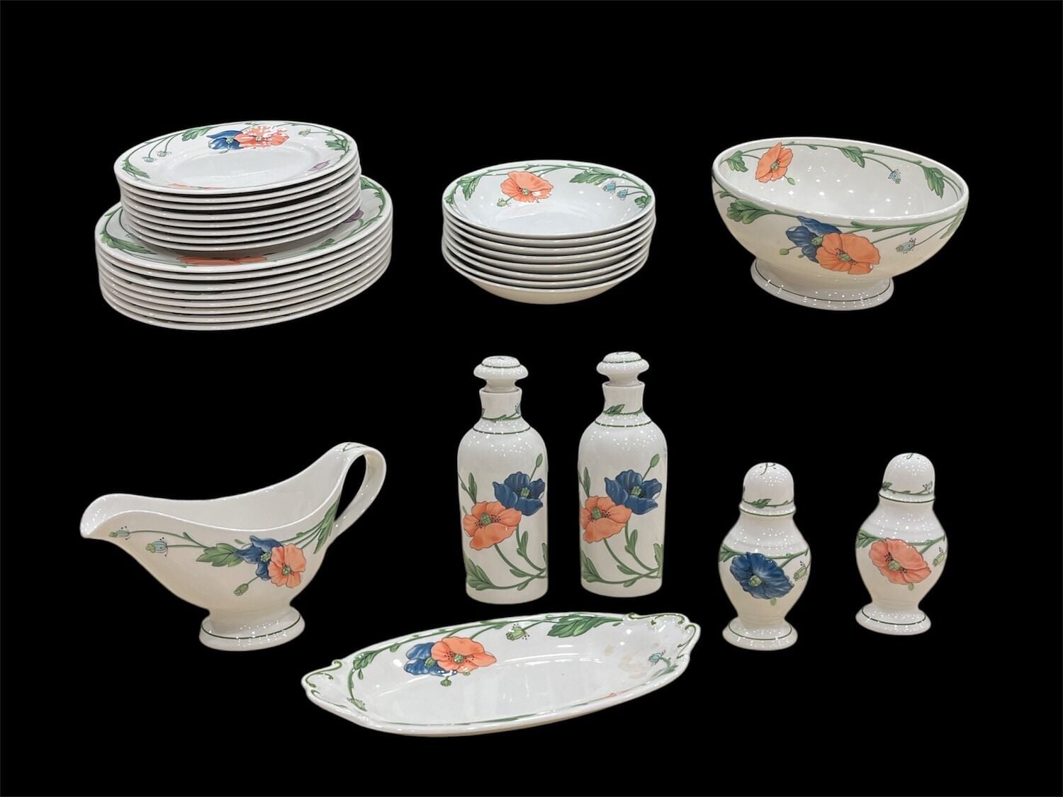 Villeroy Boch Amapola Tabak Takımı - 35 Parça