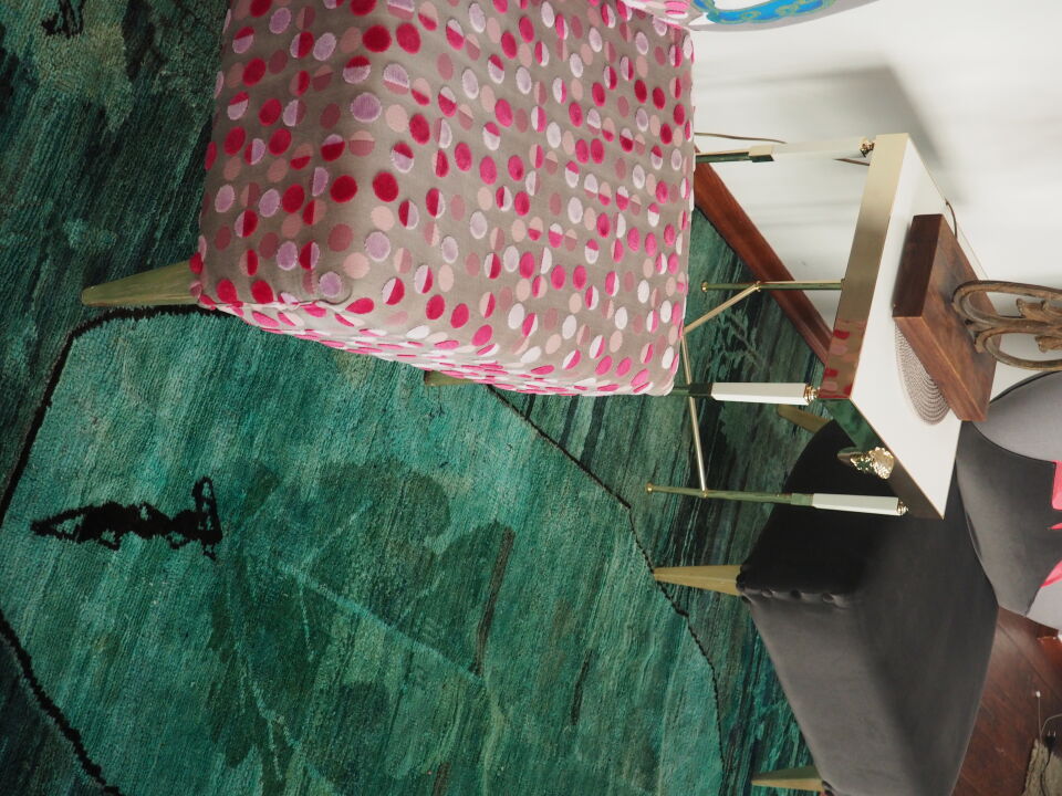 Selam Carpet & Home El Dokuması Yeşil Modern Halı