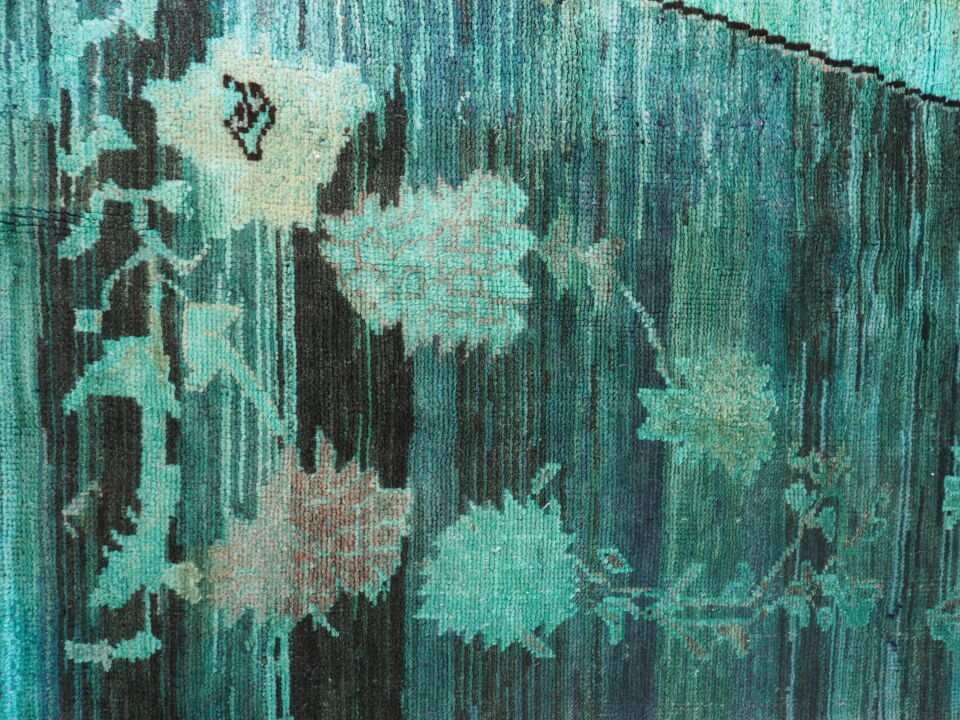 Selam Carpet & Home El Dokuması Yeşil Modern Halı
